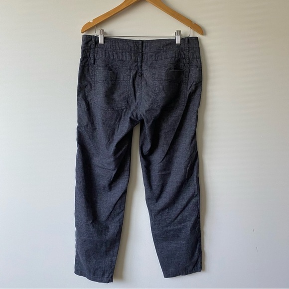 PrAna Lizbeth Hemp Blend Capri Pants in Coal Size 8 - Picture 9 of 14